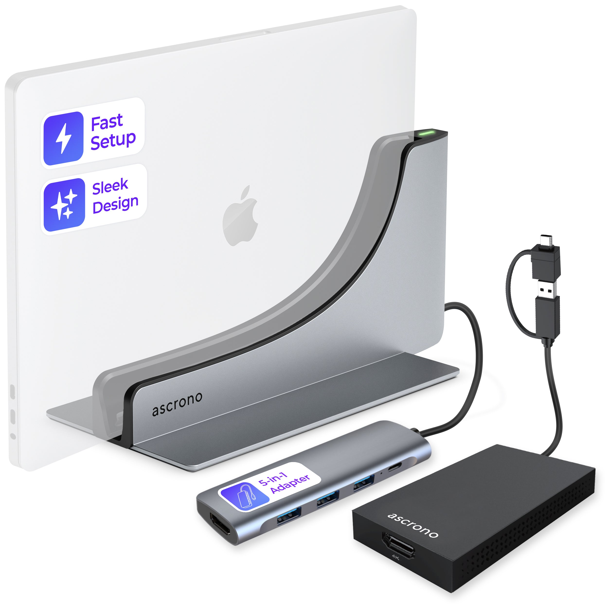 Ascrono® MacBook Dockingstation