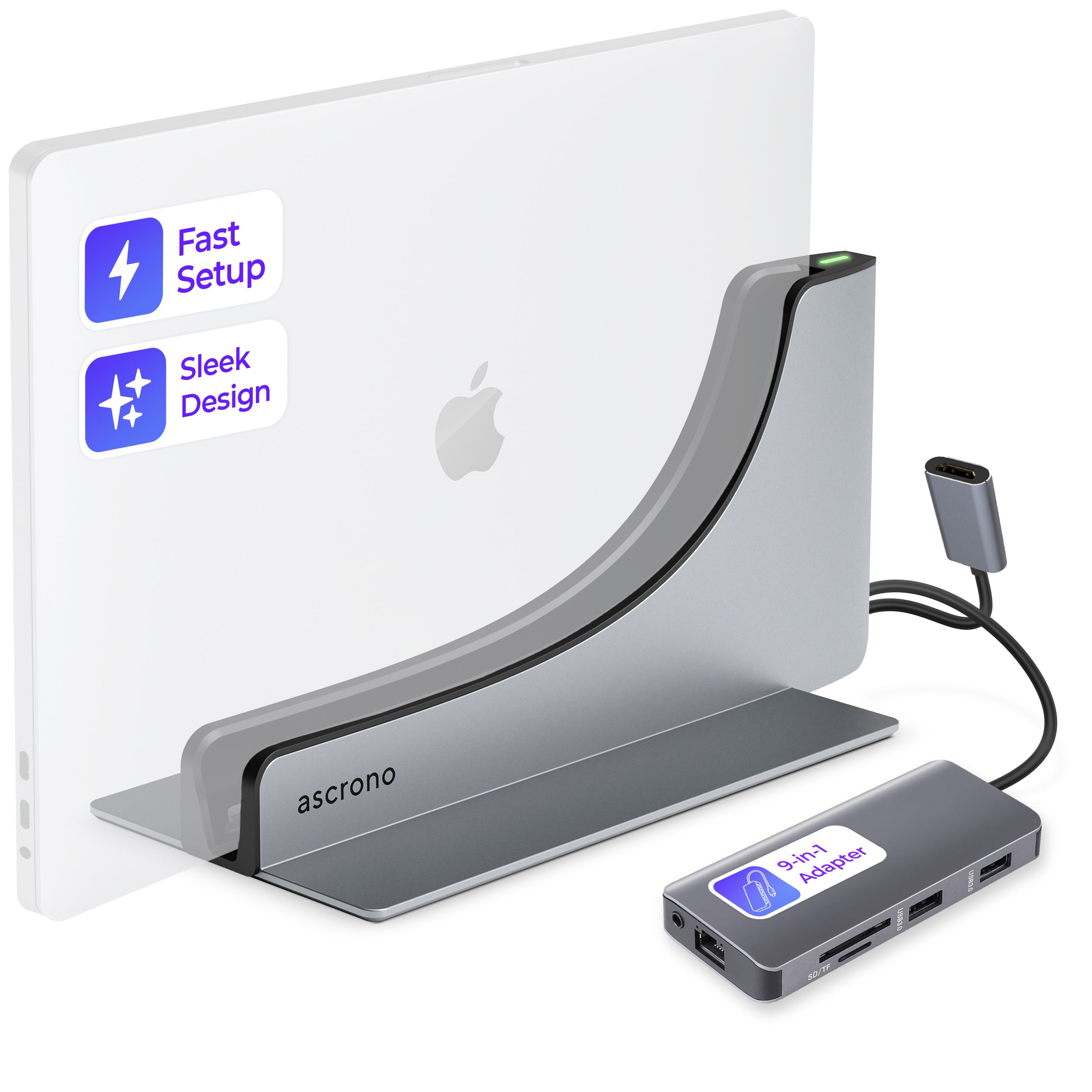 Ascrono® MacBook Dockingstation