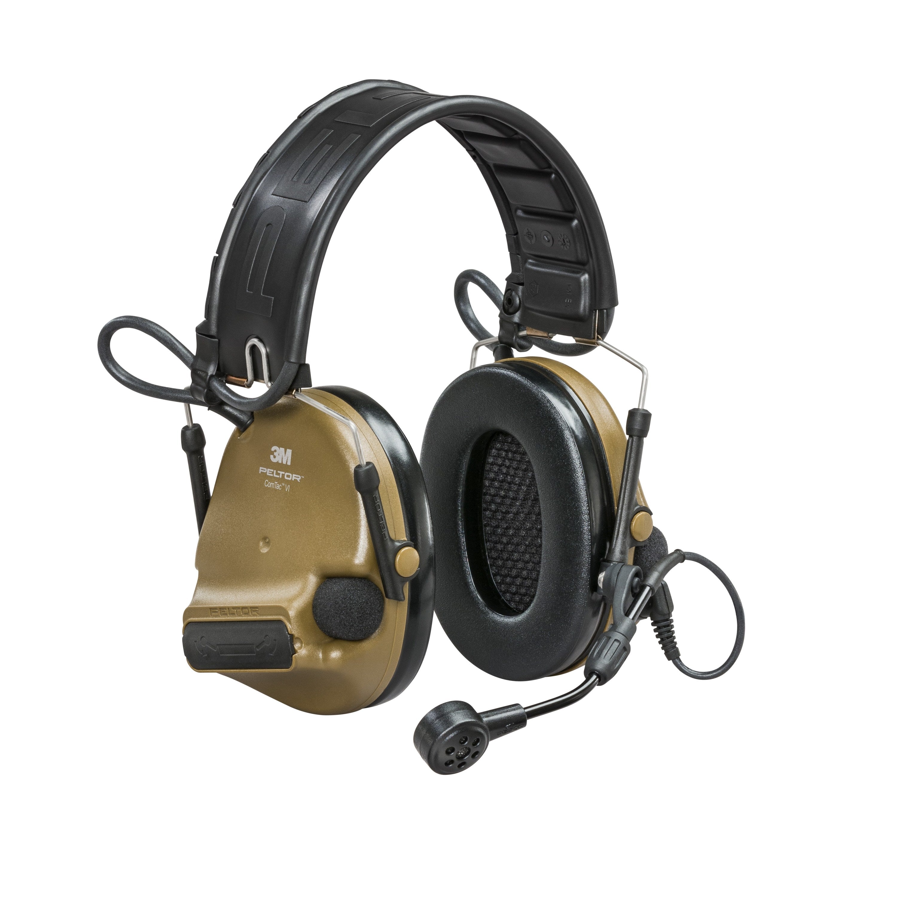 3M Peltor ComTac VI Tactical Headset – Neu, Gel-Ohrpolster & ARC-Halterungen inklusive