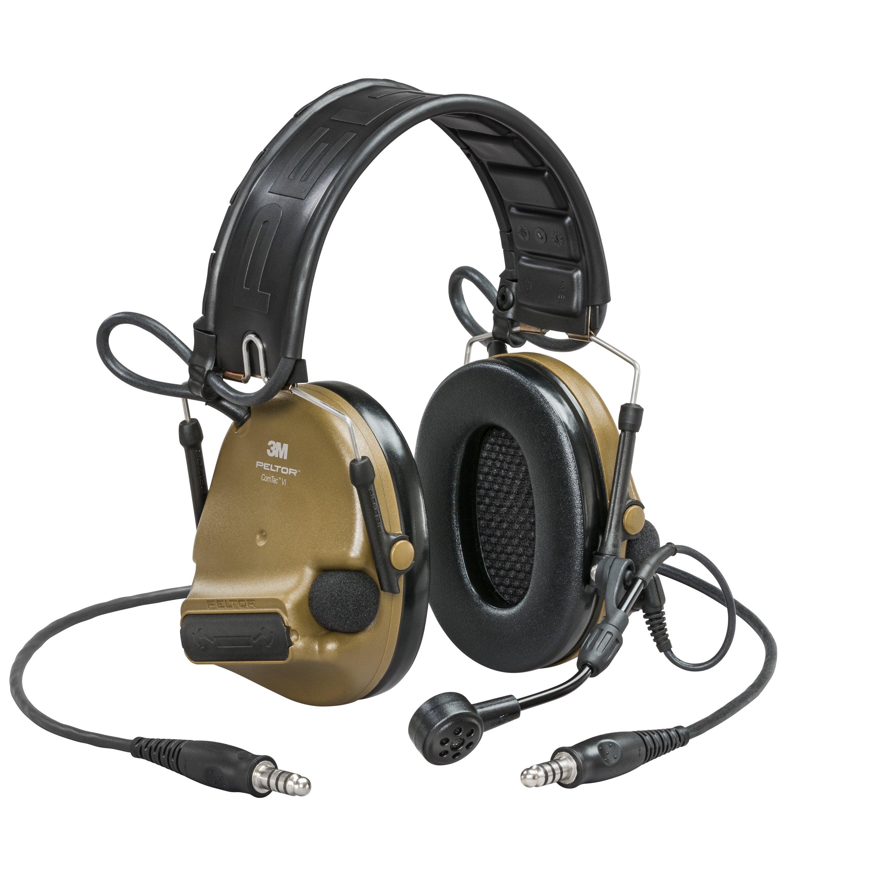 3M Peltor ComTac VI Tactical Headset – Neu, Gel-Ohrpolster & ARC-Halterungen inklusive