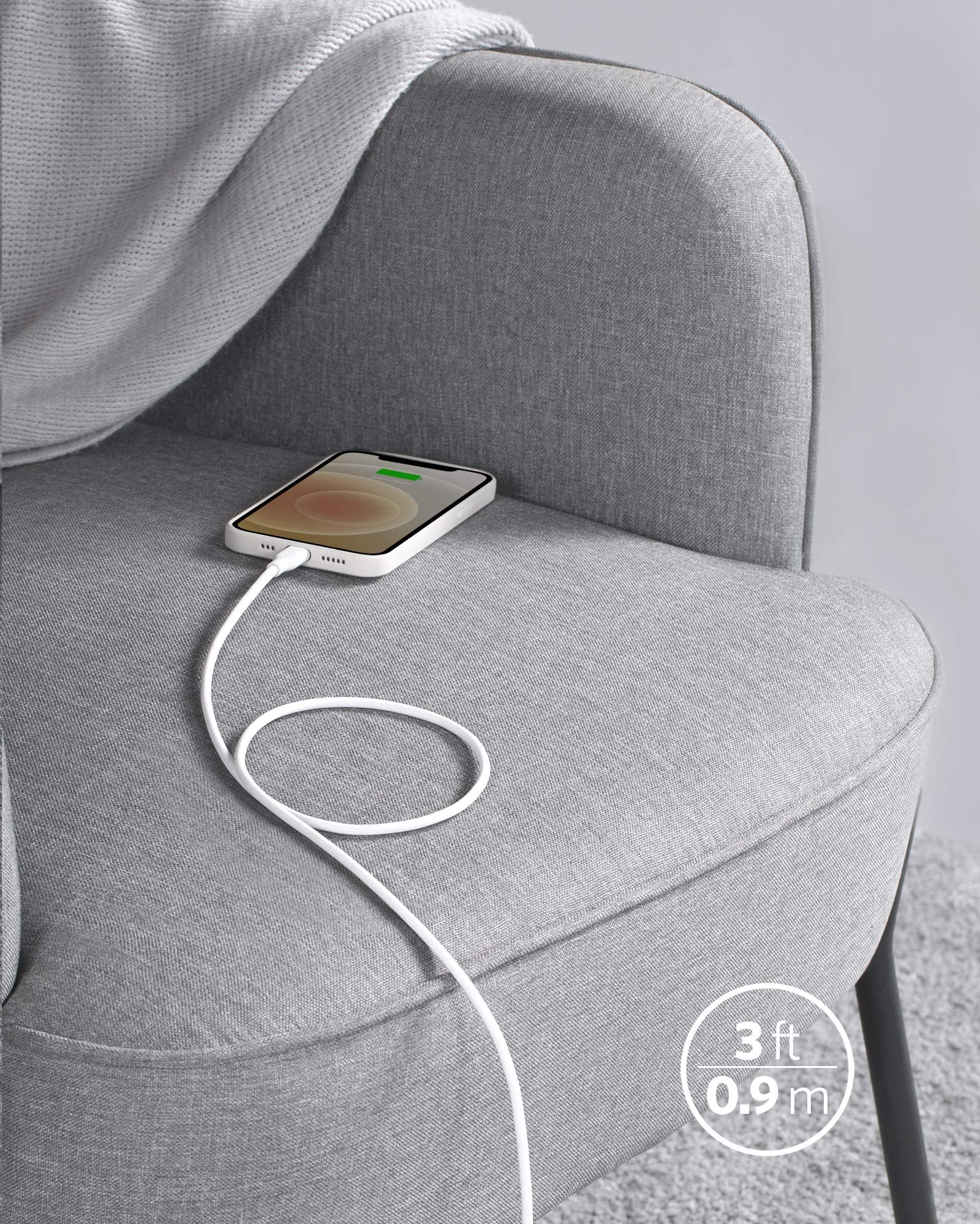Anker USB-C to Lightning Cable 3ft/6ft
