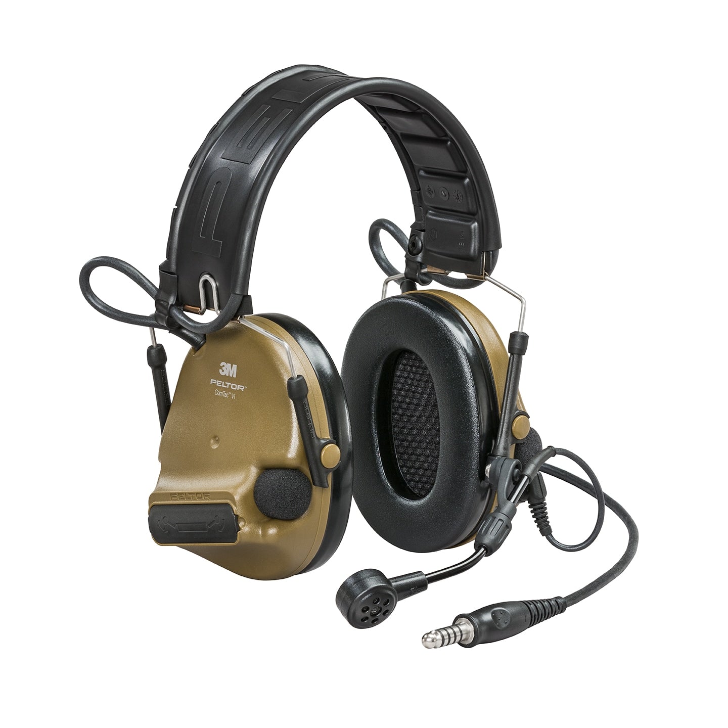 3M Peltor ComTac VI Tactical Headset – Neu, Gel-Ohrpolster & ARC-Halterungen inklusive