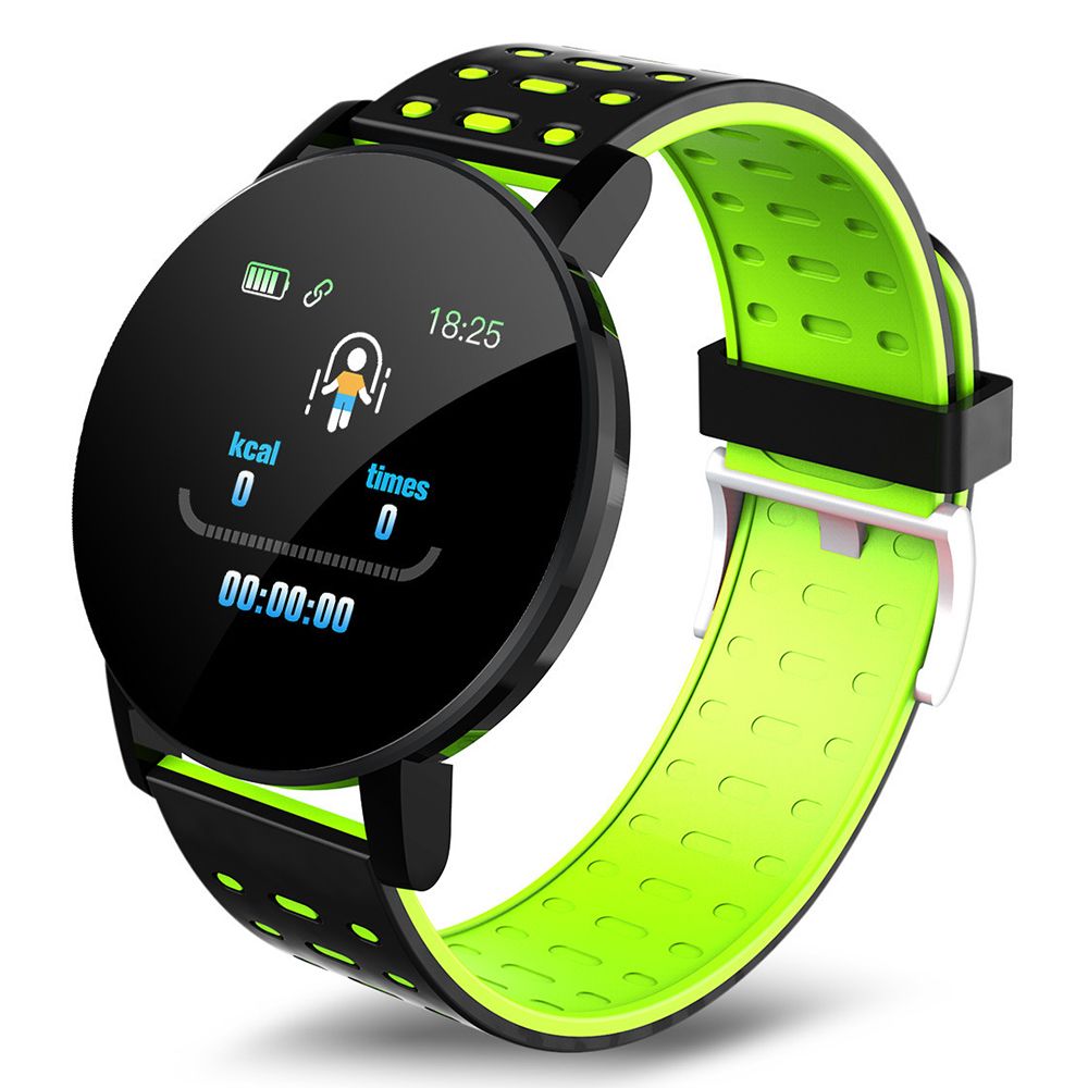 119 Plus Bluetooth Smart Watch – Heart Rate Monitor, Fitness Tracker, 7-Day Battery