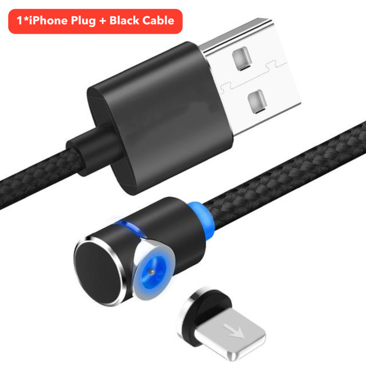 Magnetisches Micro-USB-Kabel, um 360 Grad drehbares magnetisches Lade-Handy-Ladekabel