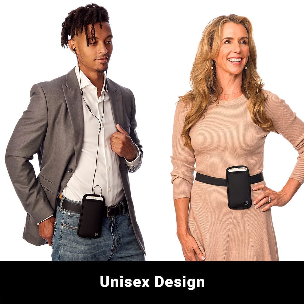 SYB Phone Pouch – EMF Radiation Shielding Cell Phone Holder | Belt & Pocket Carry