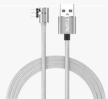 Magnetisches Micro-USB-Kabel, um 360 Grad drehbares magnetisches Lade-Handy-Ladekabel