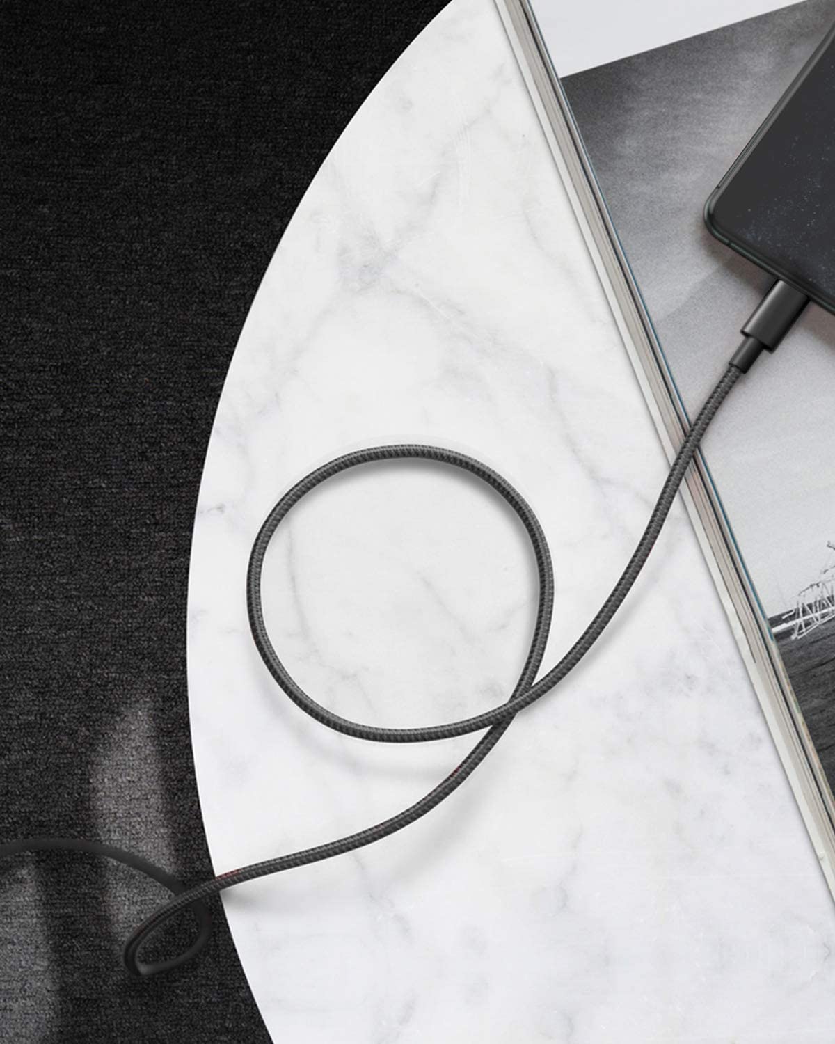 Anker 331 USB-C to Lightning Cable, MFi Certified, Nylon Braided, Fast Charge for iPhone, 1ft / 6ft / 10ft
