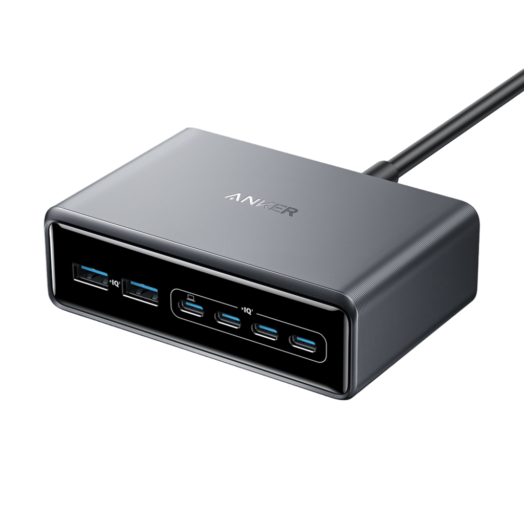 Anker Prime Ladegerät (200W, 6 Anschlüsse, GaN)