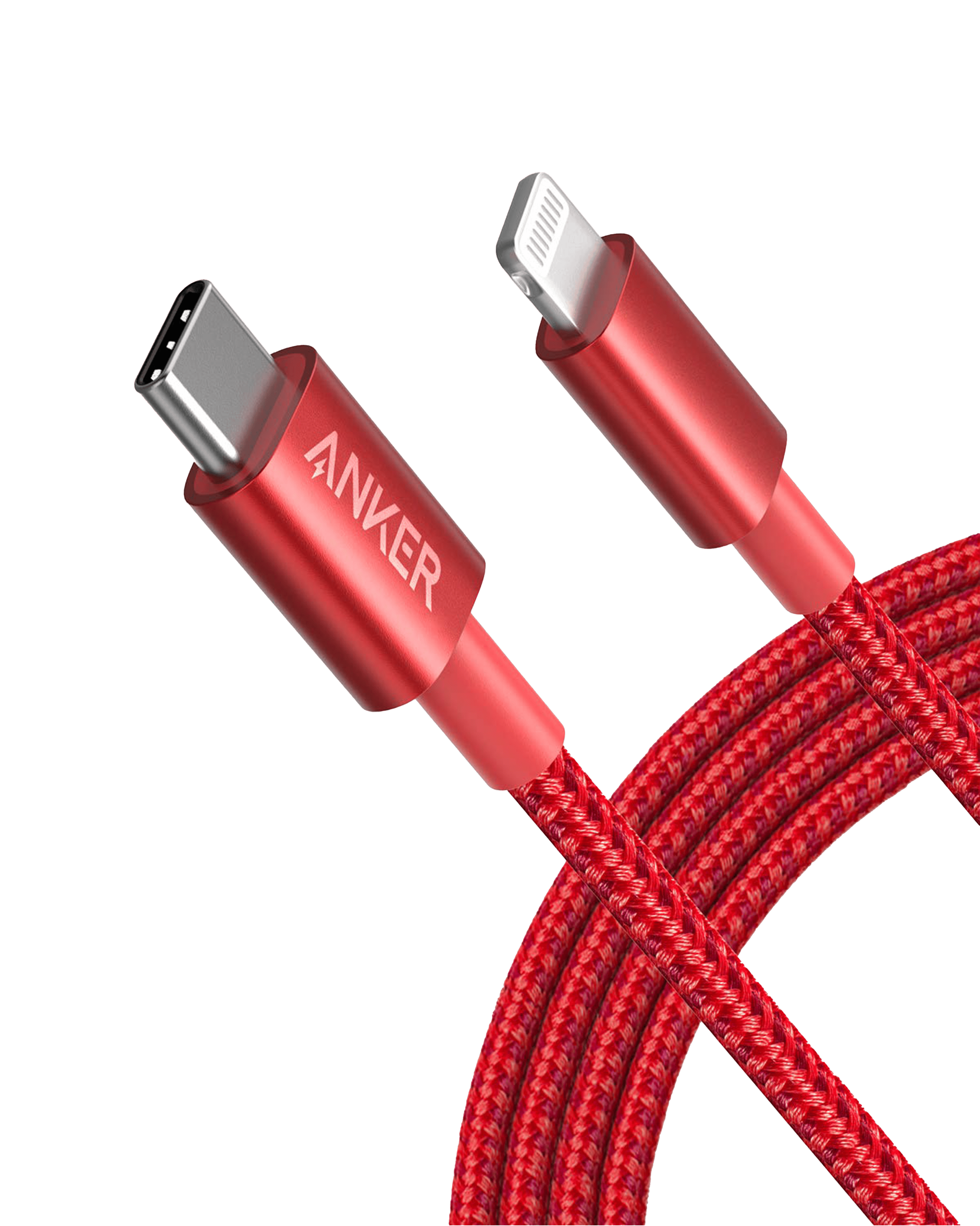 Anker 331 USB-C to Lightning Cable, MFi Certified, Nylon Braided, Fast Charge for iPhone, 1ft / 6ft / 10ft