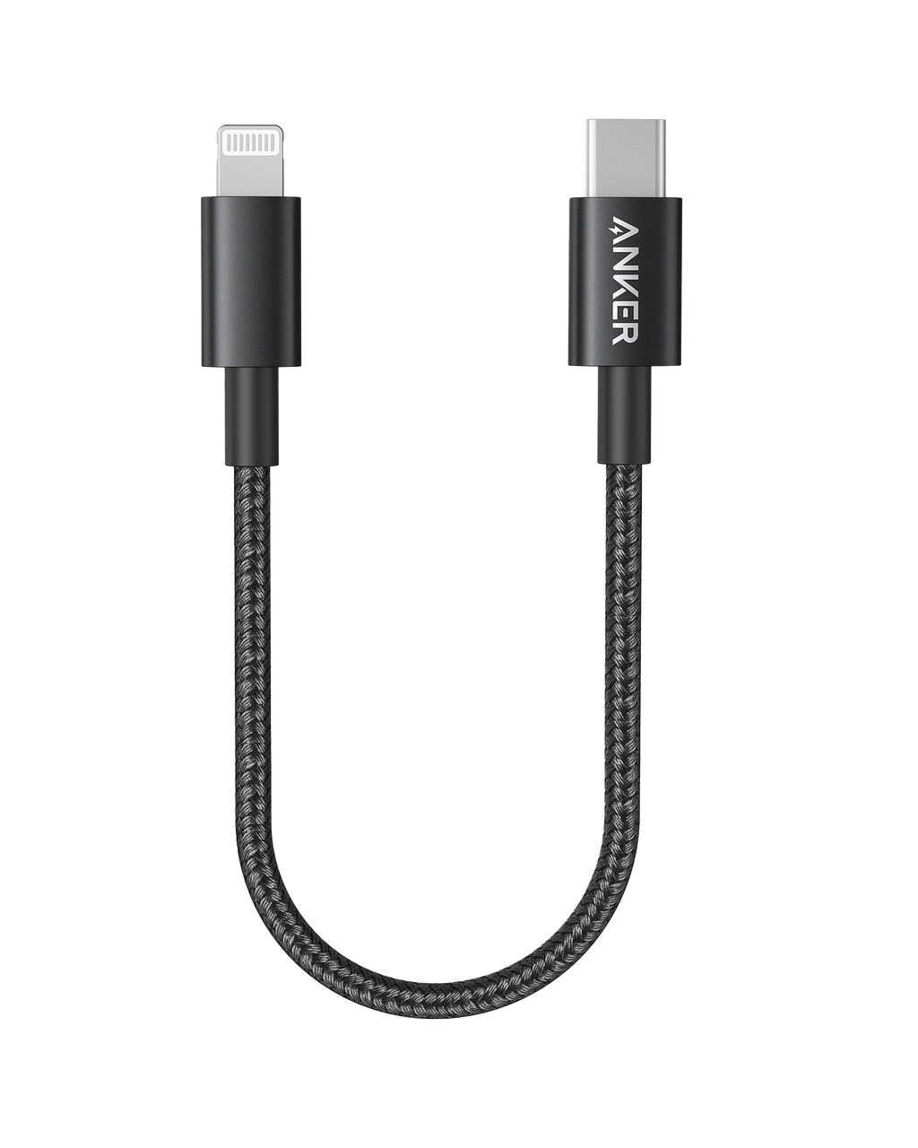 Anker 331 USB-C to Lightning Cable, MFi Certified, Nylon Braided, Fast Charge for iPhone, 1ft / 6ft / 10ft