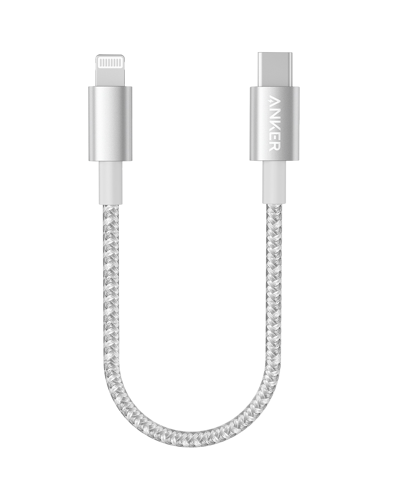 Anker 331 USB-C to Lightning Cable, MFi Certified, Nylon Braided, Fast Charge for iPhone, 1ft / 6ft / 10ft