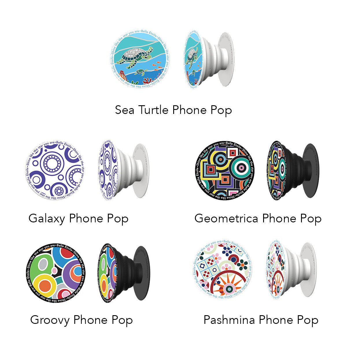 Phone Pop — Universal Grip & Kickstand Pop Socket