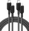 Anker USB-C to Lightning Cable (6 ft, 2-Pack)