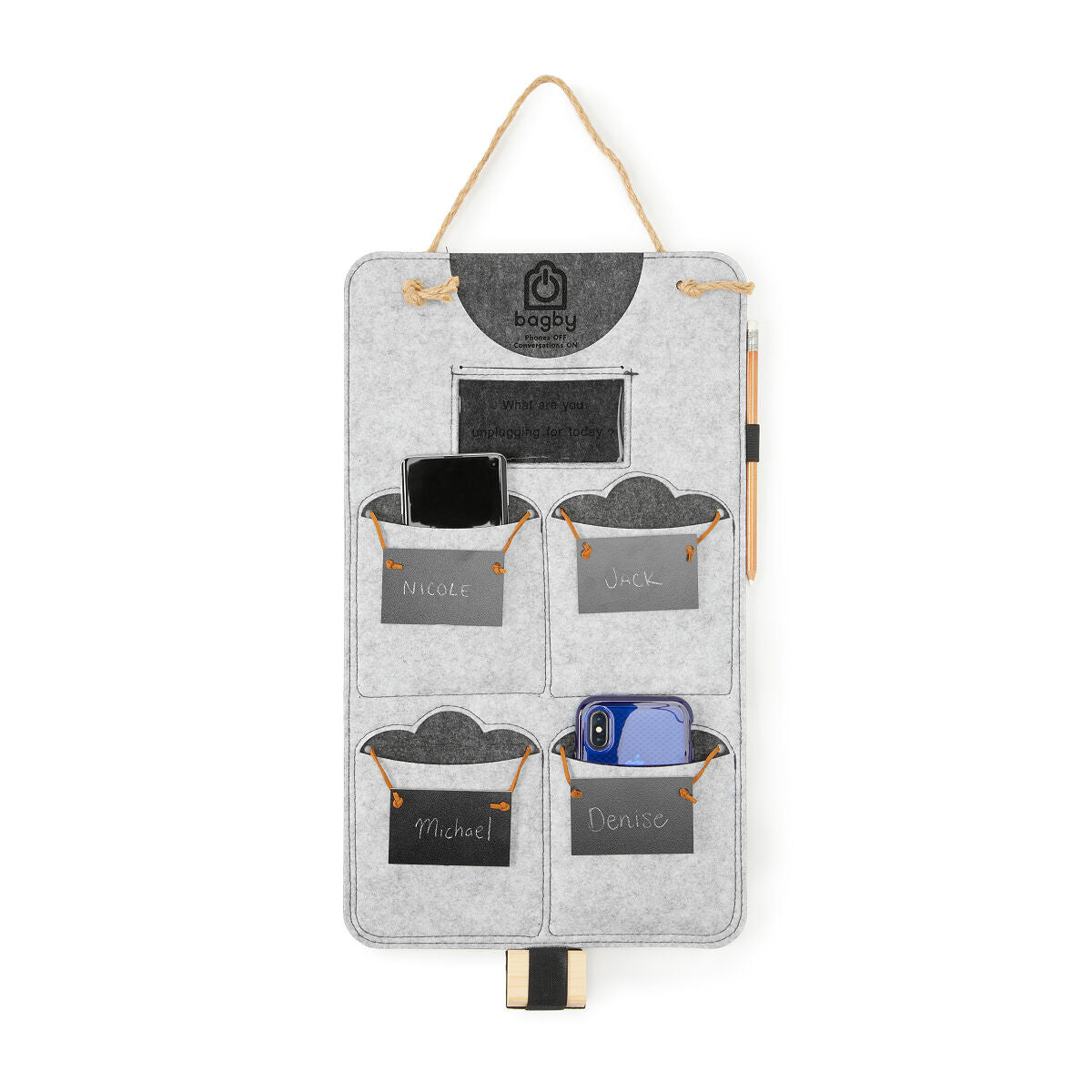 Bagby Social — 4-Pocket Group Phone Holder