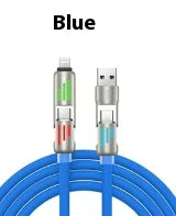 Buntes 4-in-1-Schnellladekabel