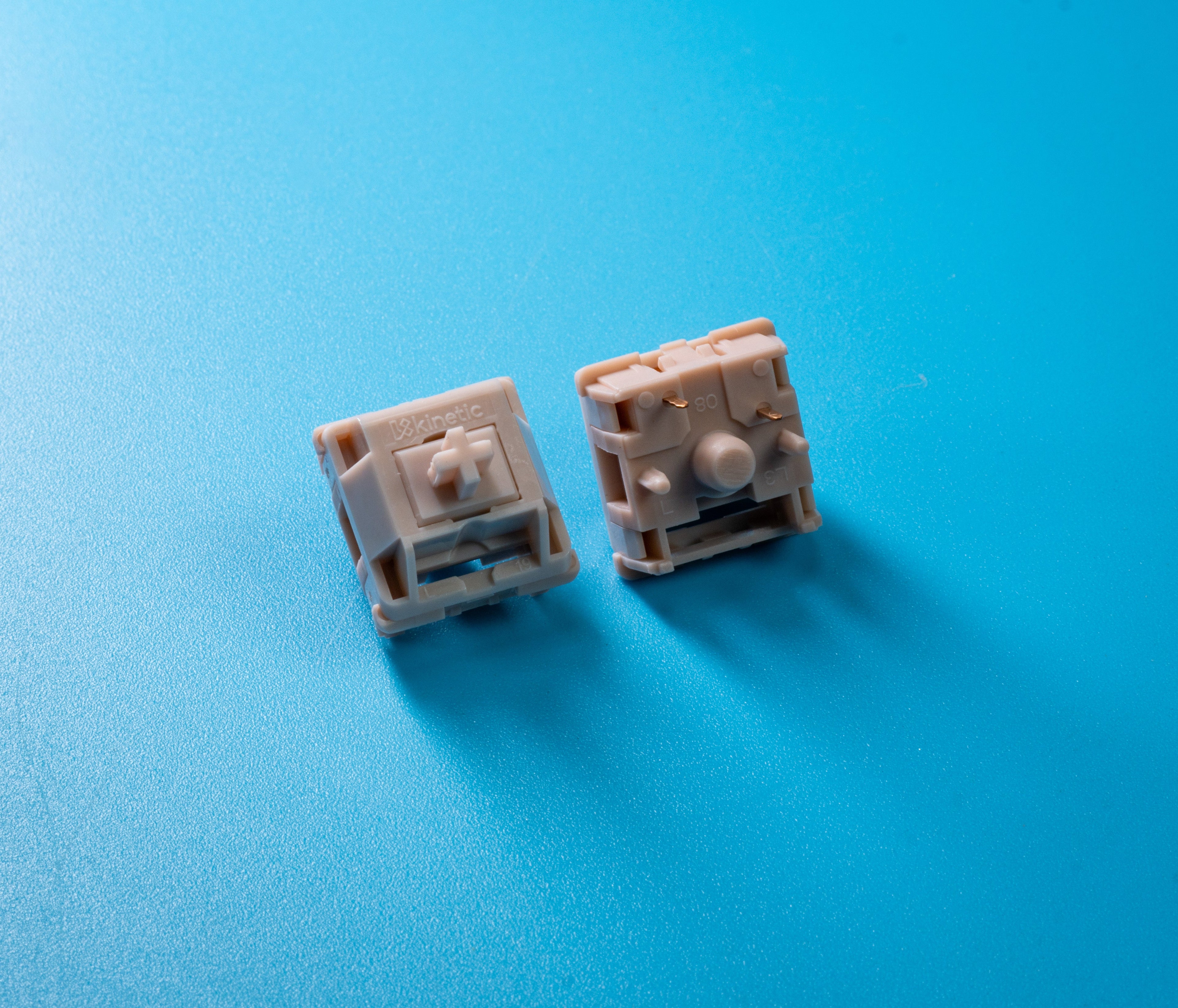 HMX Latte Linear Switches – 5-Pin MX-Style | Mechanical Keyboard Switches