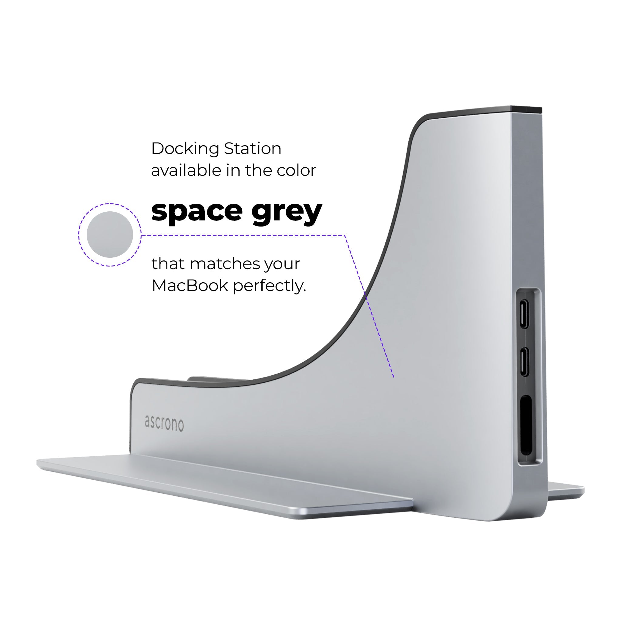 Ascrono® MacBook Dockingstation