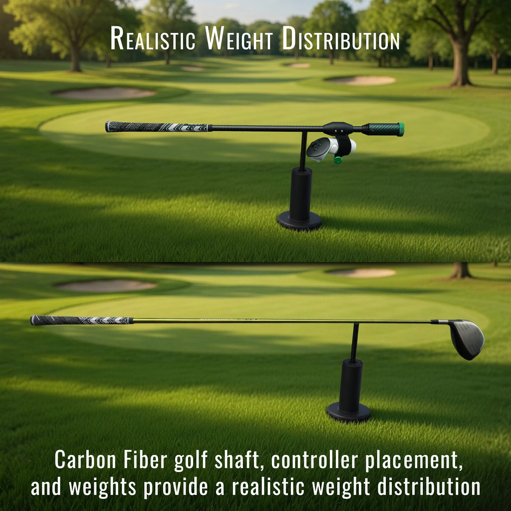 DriVR Elite VR Golf Club – Adjustable Weighted Handle for Meta Quest 2, 3, 3s & Pro