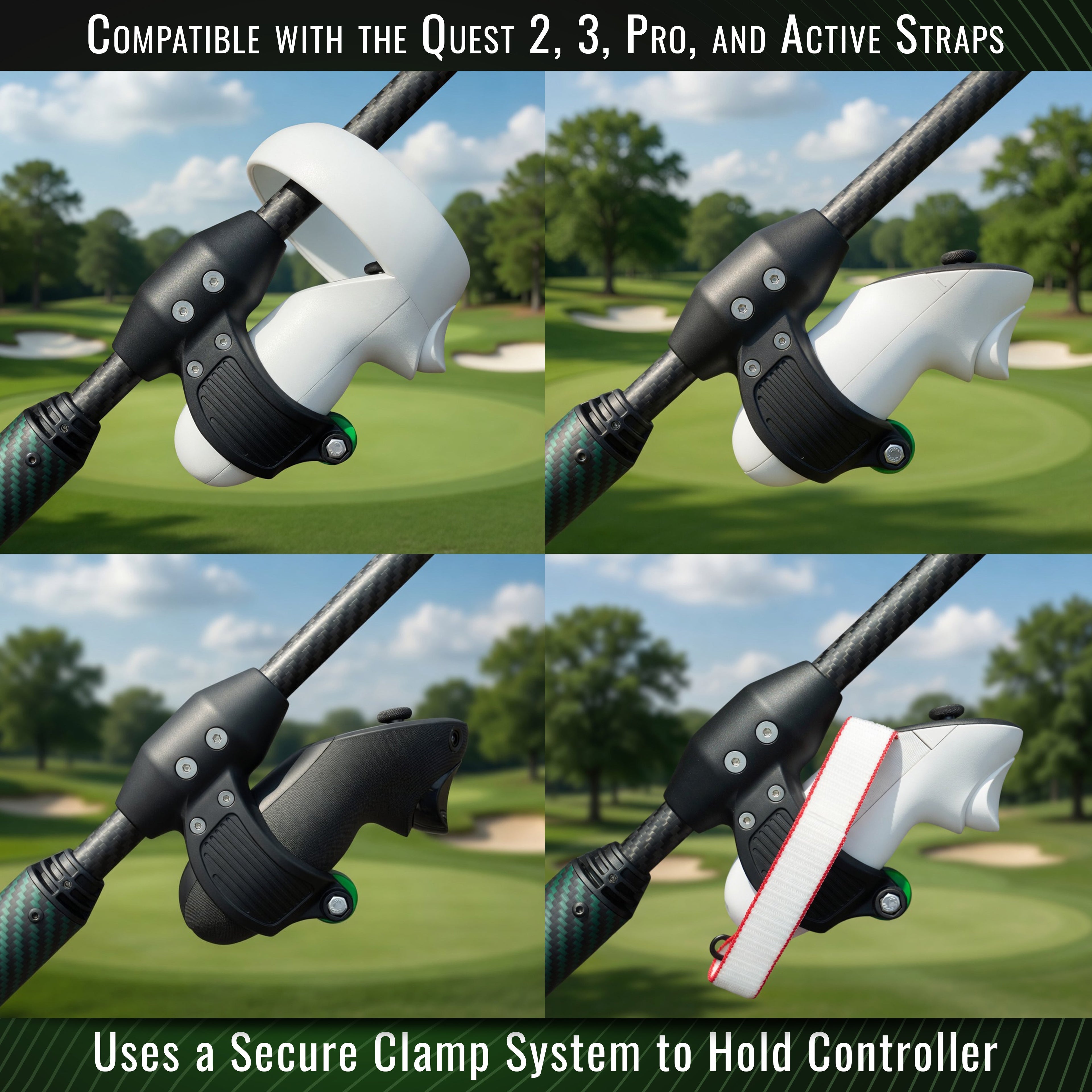 DriVR Elite VR Golf Club – Adjustable Weighted Handle for Meta Quest 2, 3, 3s & Pro
