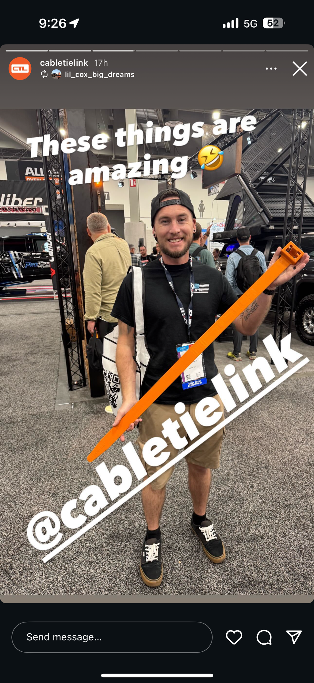 World's Largest Heavy-Duty Cable Tie – 47" | 2,000+ lb Rated | cabletielink