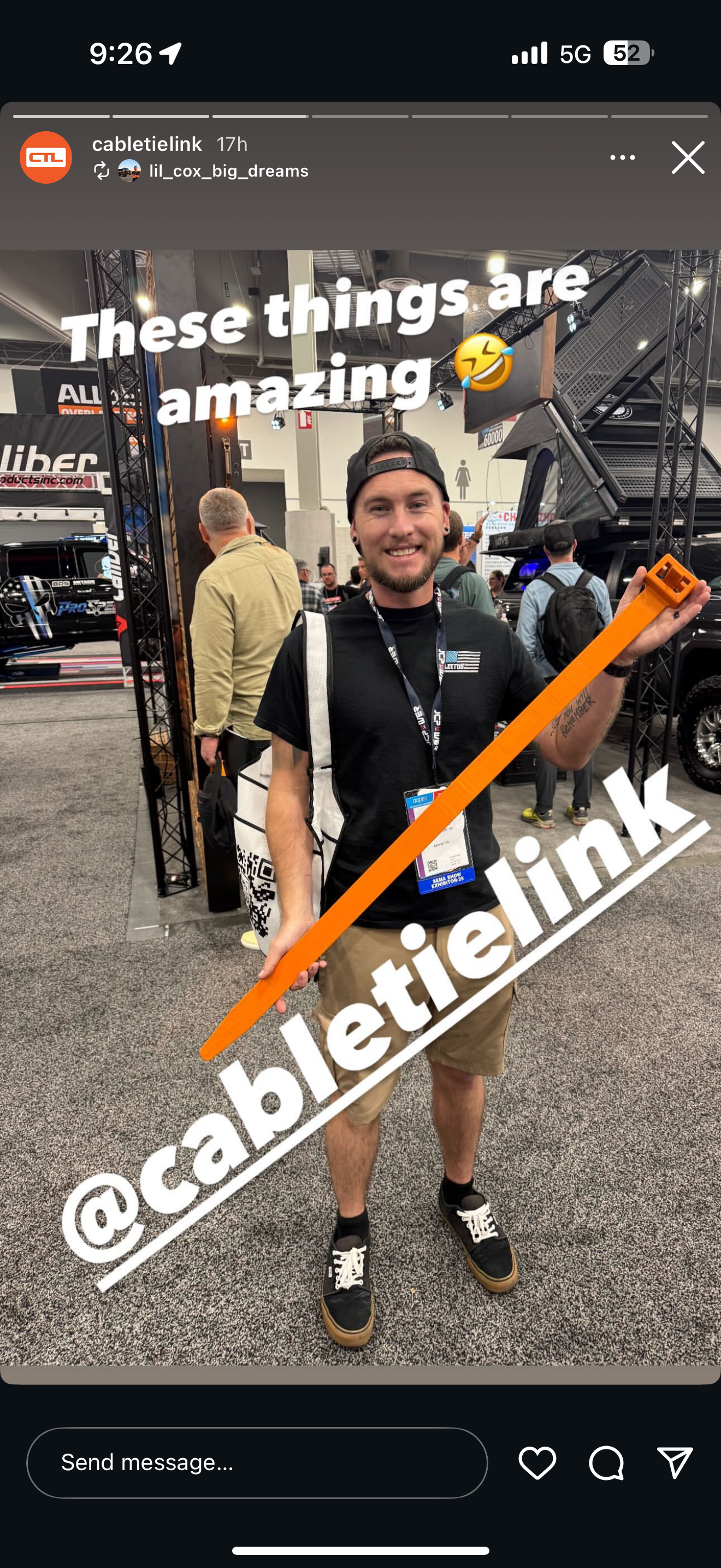 World's Largest Heavy-Duty Cable Tie – 47" | 2,000+ lb Rated | cabletielink