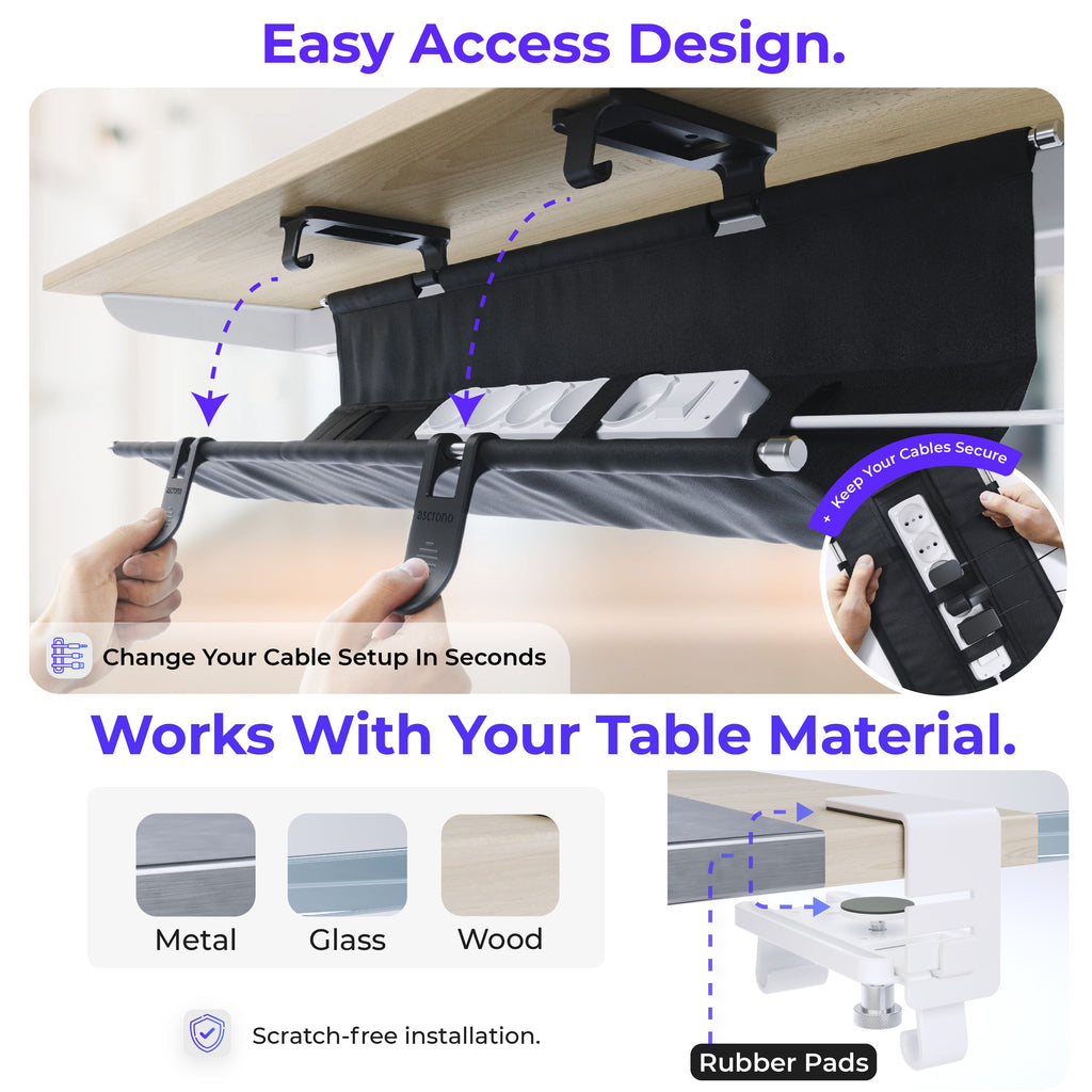 Ascrono® CableCare Ablage