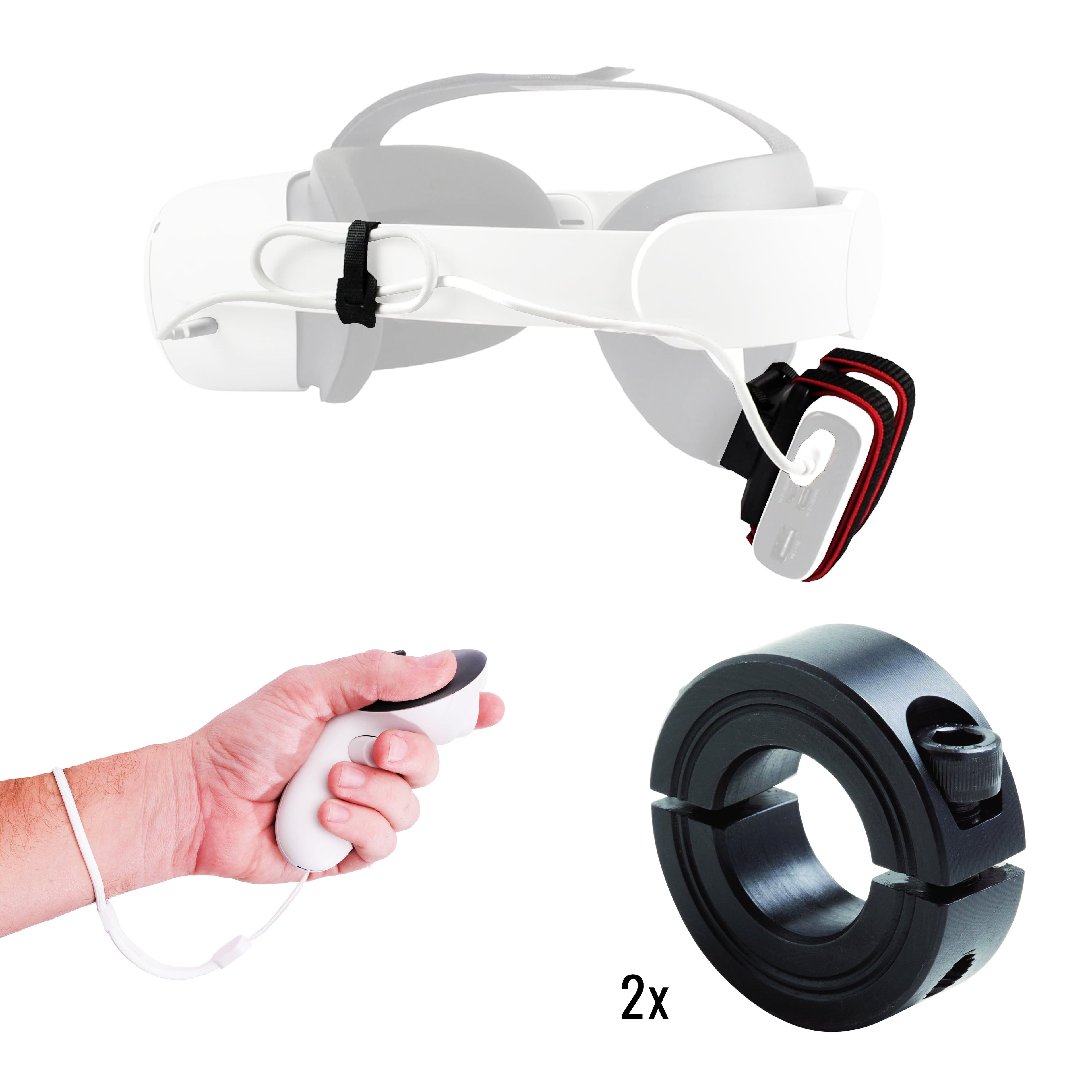 DriVR Elite VR Golf Club – Adjustable Weighted Handle for Meta Quest 2, 3, 3s & Pro