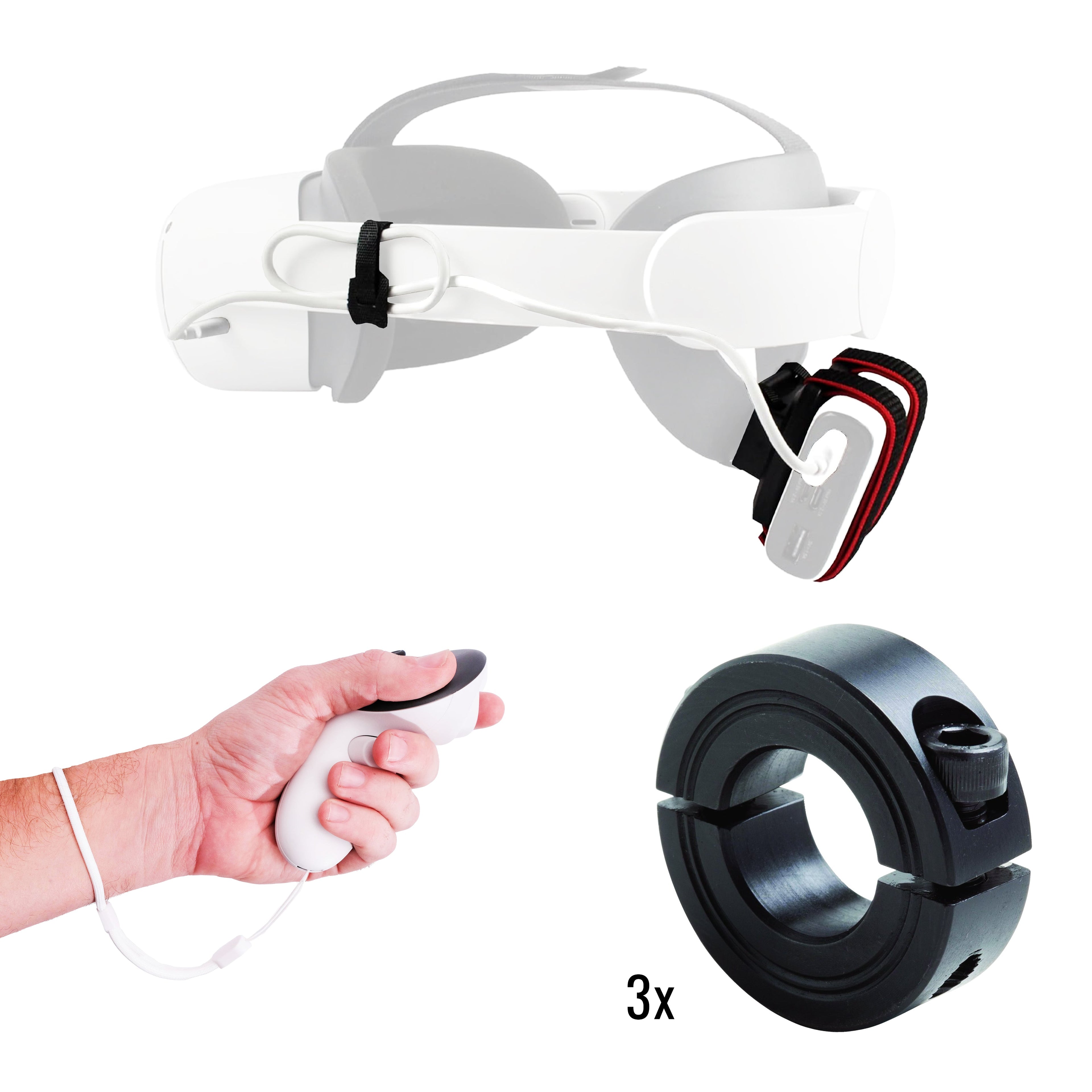 DriVR Elite VR Golf Club – Adjustable Weighted Handle for Meta Quest 2, 3, 3s & Pro