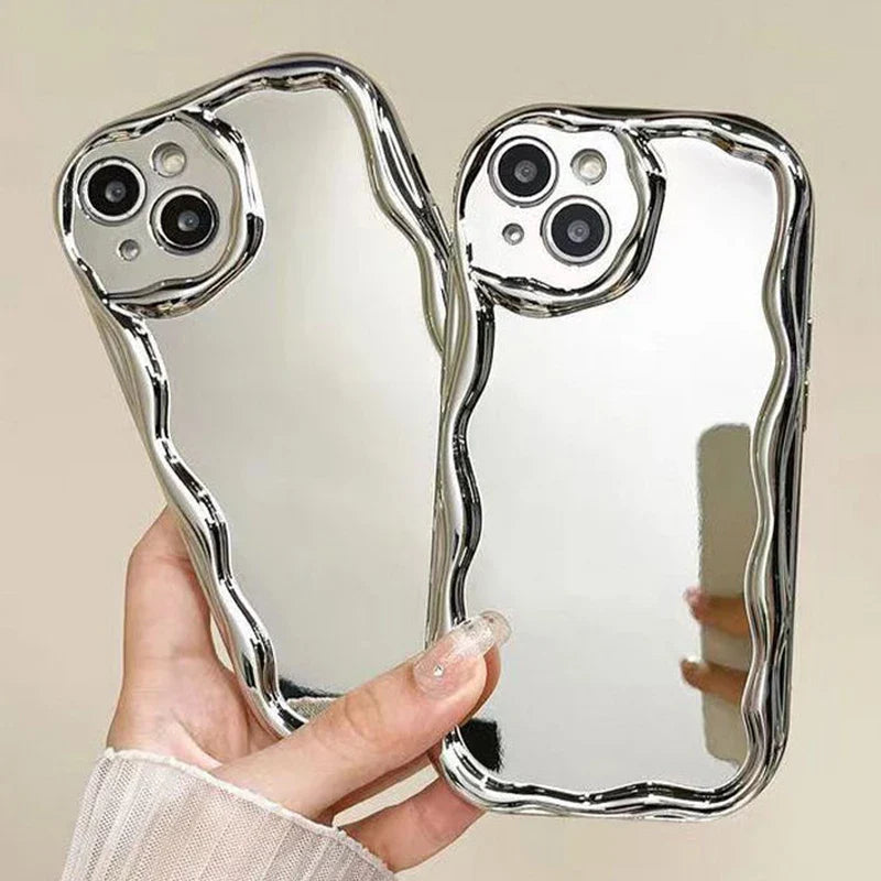 iPhone Case - Luxury Plating Makeup Mirror