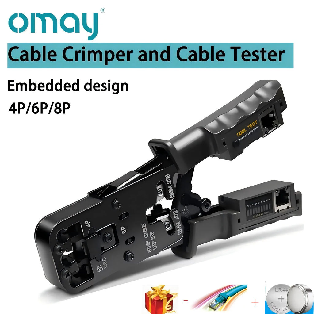 Internet Cable Tool 3 in1 RJ45  Network Plier /LAN Cable Test /Crimping /Cutting Tool Tester  6P/8P/4P Cable Tester