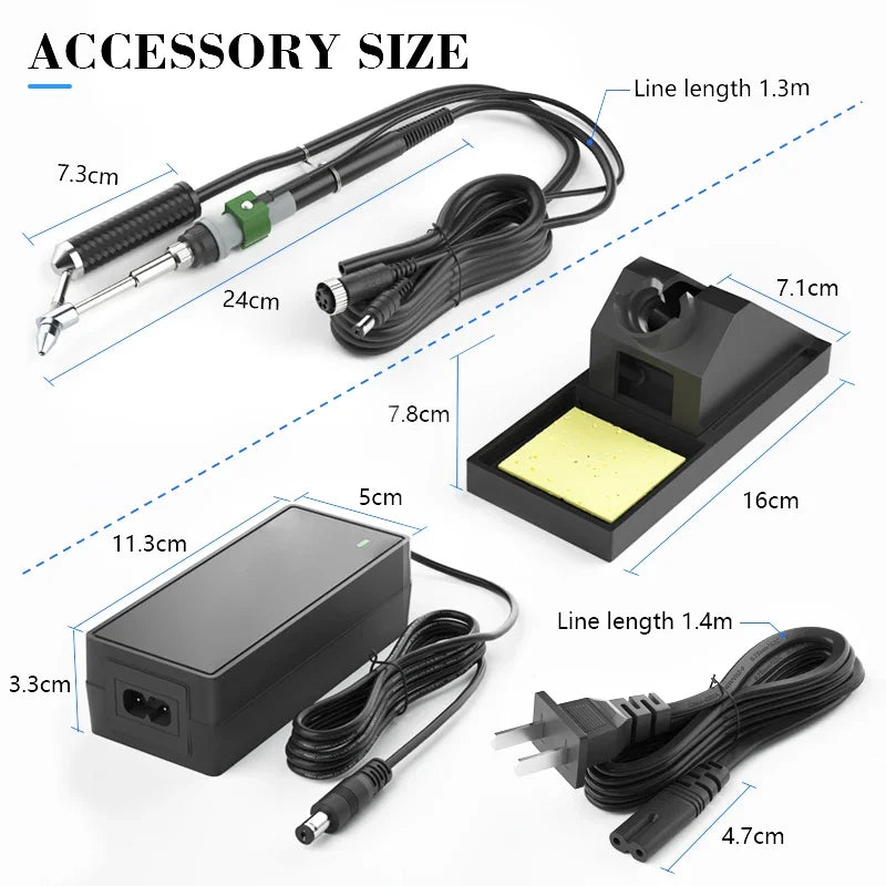 T12A Desoldering Station - Hot Air Gun, Suction Pen and STM32 Soldering Iron