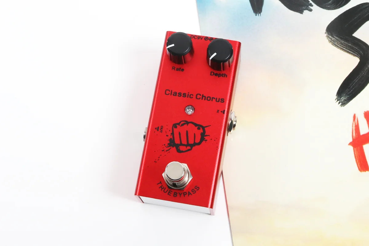 Guitar Effects Pedal – True Bypass, Aluminum Alloy | Overdrive, Distortion, Chorus, Delay & More