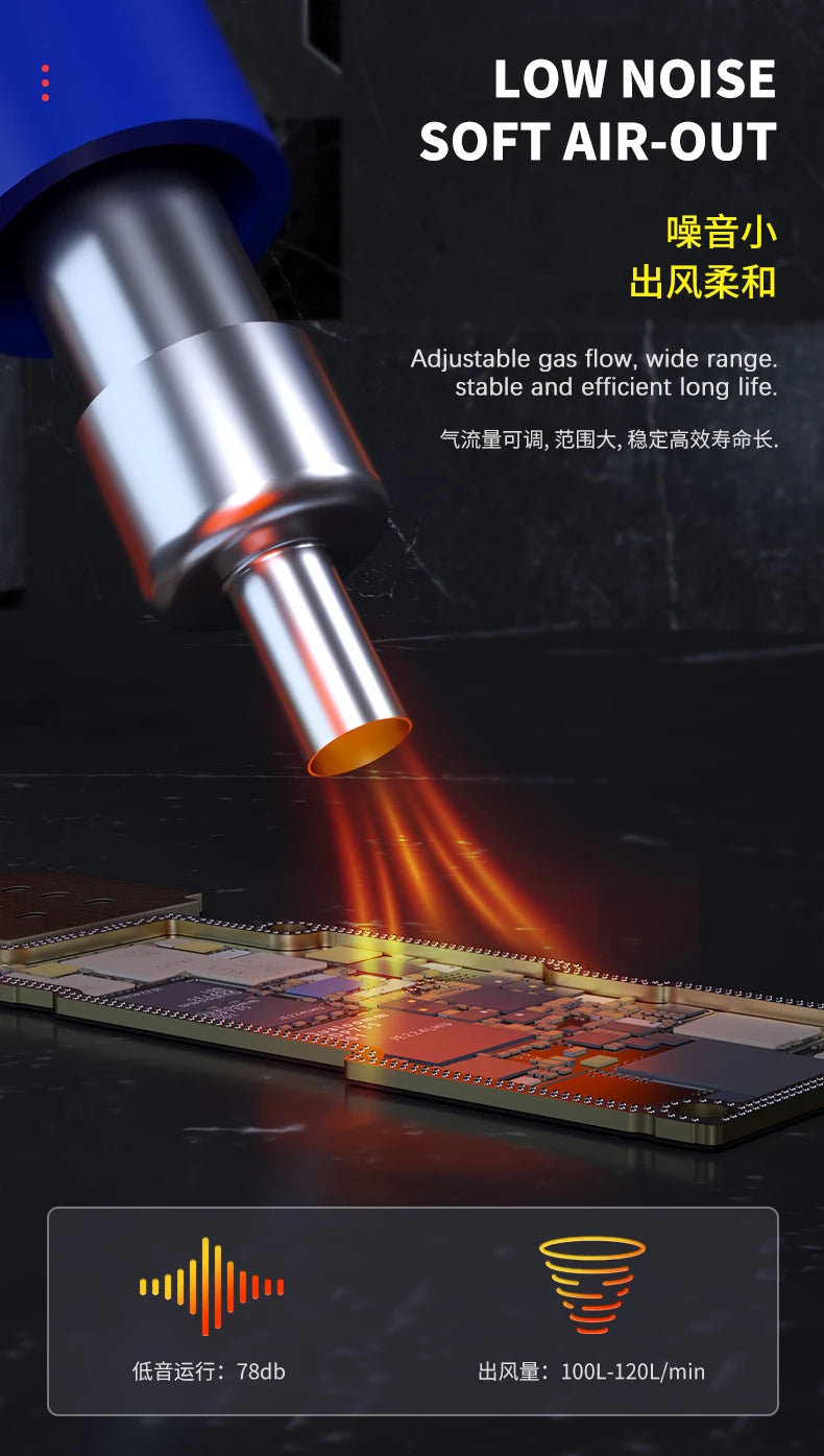 Mechanic 957DW Hot Air Rework and Desoldering Station - Dual Scroll