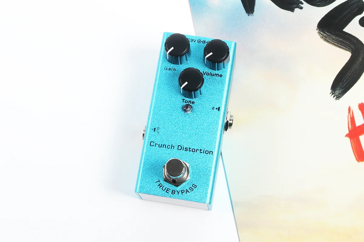 Guitar Effects Pedal – True Bypass, Aluminum Alloy | Overdrive, Distortion, Chorus, Delay & More