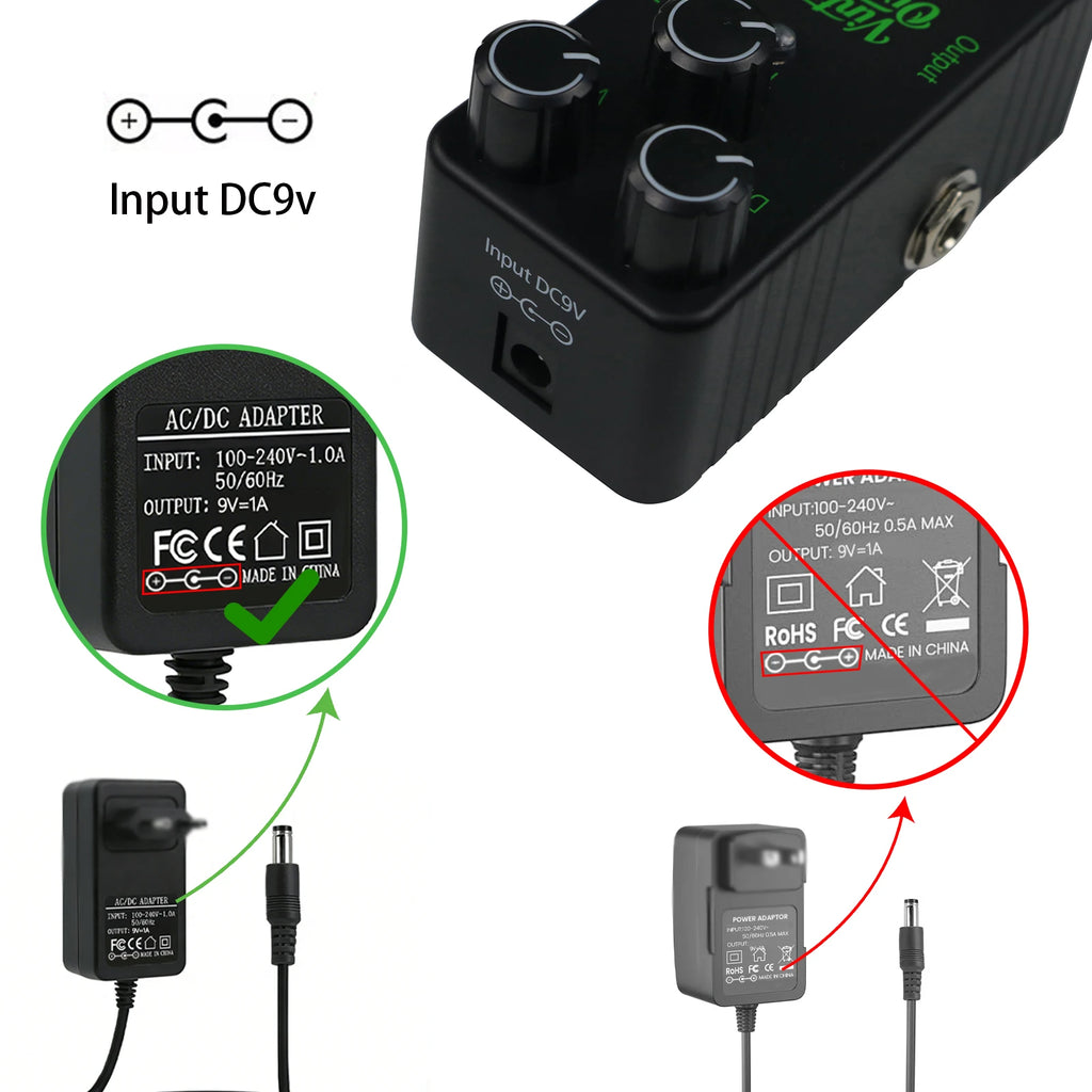BK68 Mini Guitar Effects Pedal – 10 Effects | Overdrive, Distortion, Chorus, Delay & More