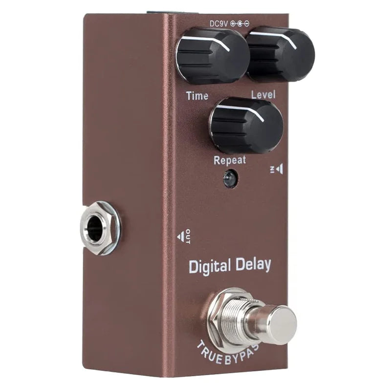 Guitar Effects Pedal – True Bypass, Aluminum Alloy | Overdrive, Distortion, Chorus, Delay & More