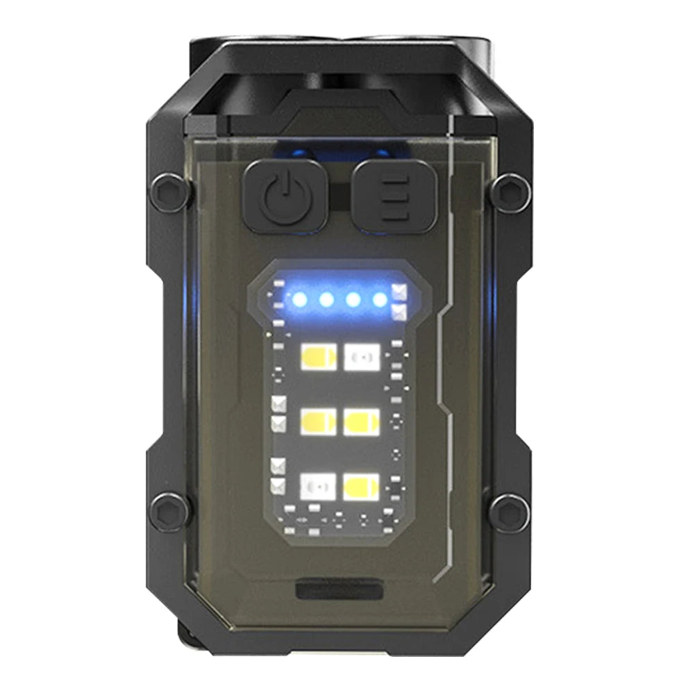 USB-C Rechargeable Keychain Flashlight – 180LM LED Torch for Camping, Fishing & Emergencies