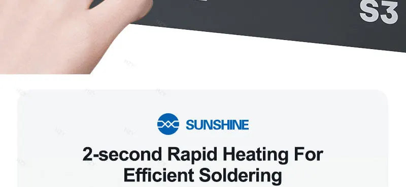 Sunshine S3 60W Soldering Station - Intelligent Temp Control with 210 Tips