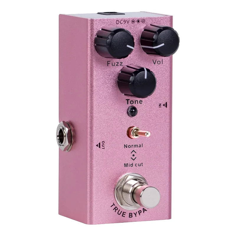 Guitar Effects Pedal – True Bypass, Aluminum Alloy | Overdrive, Distortion, Chorus, Delay & More