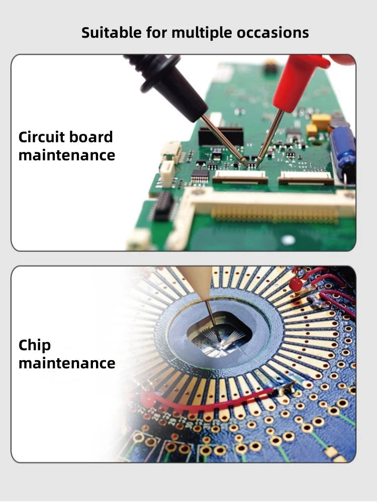 Soldering Iron Station Stand with Magnifying Glass and Third Hand Clamp