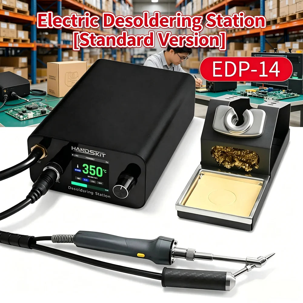 T12A Desoldering Station - Hot Air Gun, Suction Pen and STM32 Soldering Iron