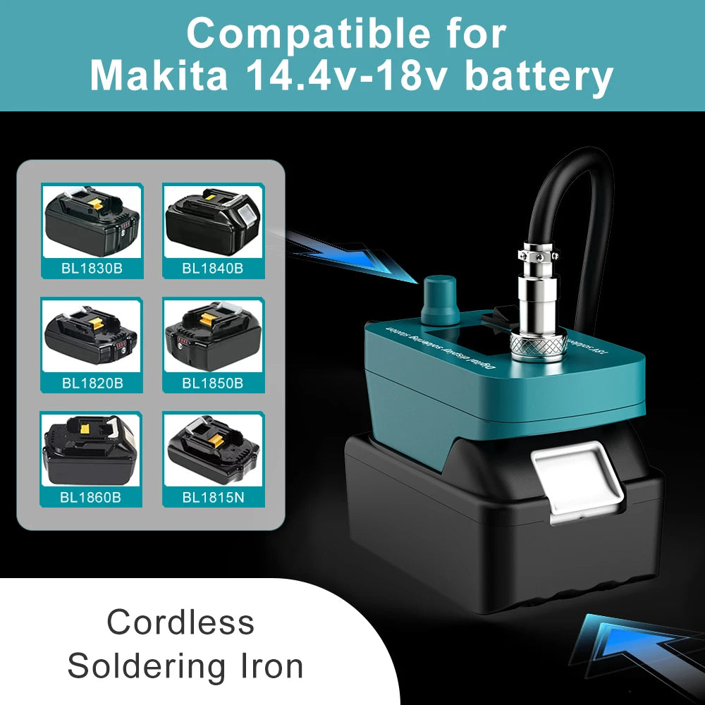 Cordless Electric Soldering Iron - 60W for Makita 18V Battery, PCB Repair