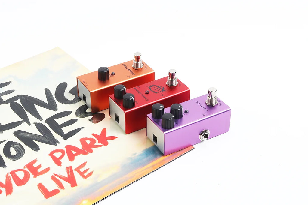 Guitar Effects Pedal – True Bypass, Aluminum Alloy | Overdrive, Distortion, Chorus, Delay & More