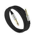 1/4" TS Mono Guitar Cable | Nylon Braided OFC | Straight & Right-Angle