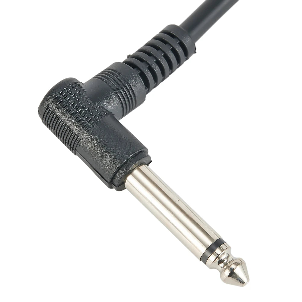 1/4" Right-Angle Guitar Pedal Patch Cable | 15cm Low-Profile | Tangle-Free Pedalboard Cable