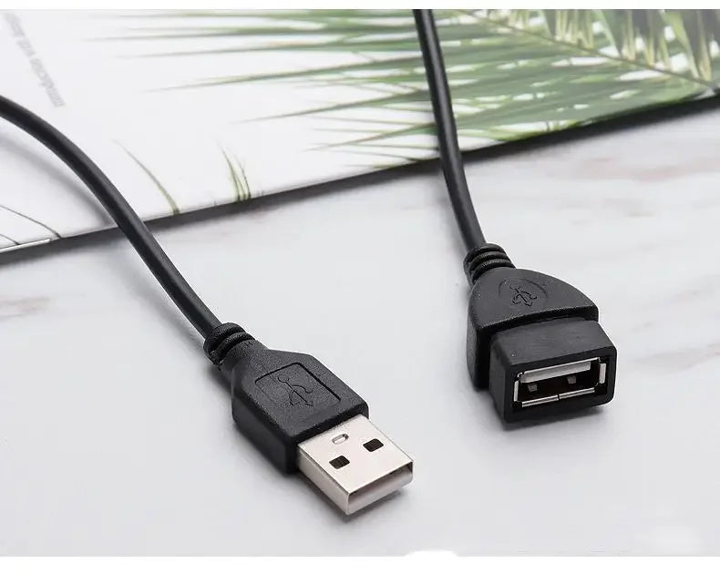 1/2Pcs USB 2.0 Cable Extension Cable 0.6m/1m/1.5m Wire Data Transmission Line Superhighspeed Data Extension Cable For Projector