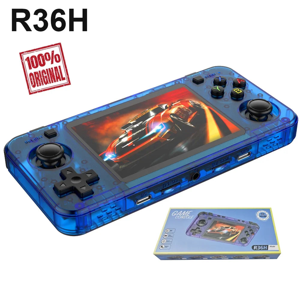 BOYHOM R36H Retro Handheld Game Console – 15,000+ Games, 3.5" IPS, Linux ArkOS