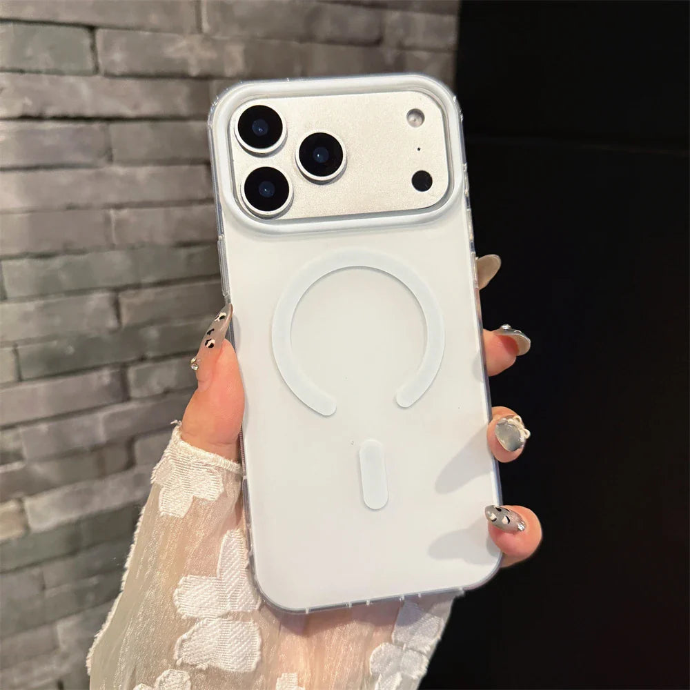 Frosted MagSafe iPhone Case — Fingerprint-Resistant Luxury Finish