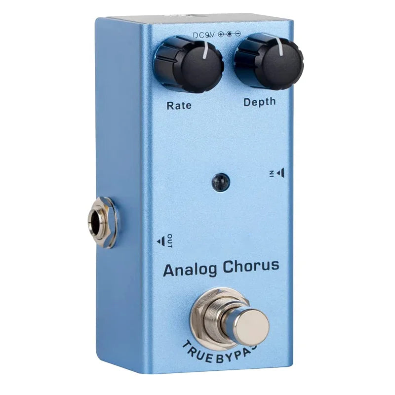 Guitar Effects Pedal – True Bypass, Aluminum Alloy | Overdrive, Distortion, Chorus, Delay & More