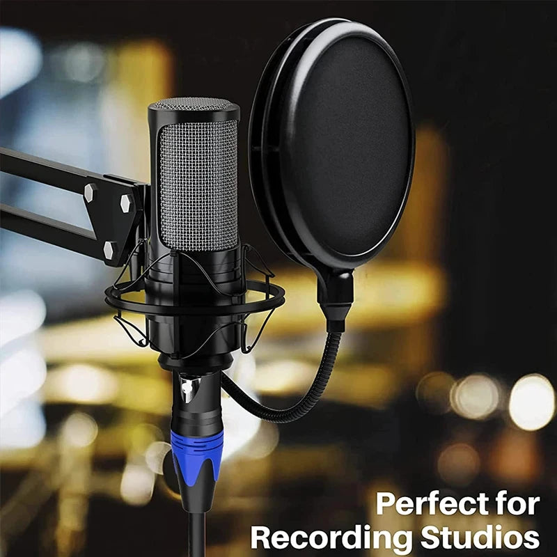 XLR Male to Female Balanced Audio Cable | Microphone & Mixer Extension